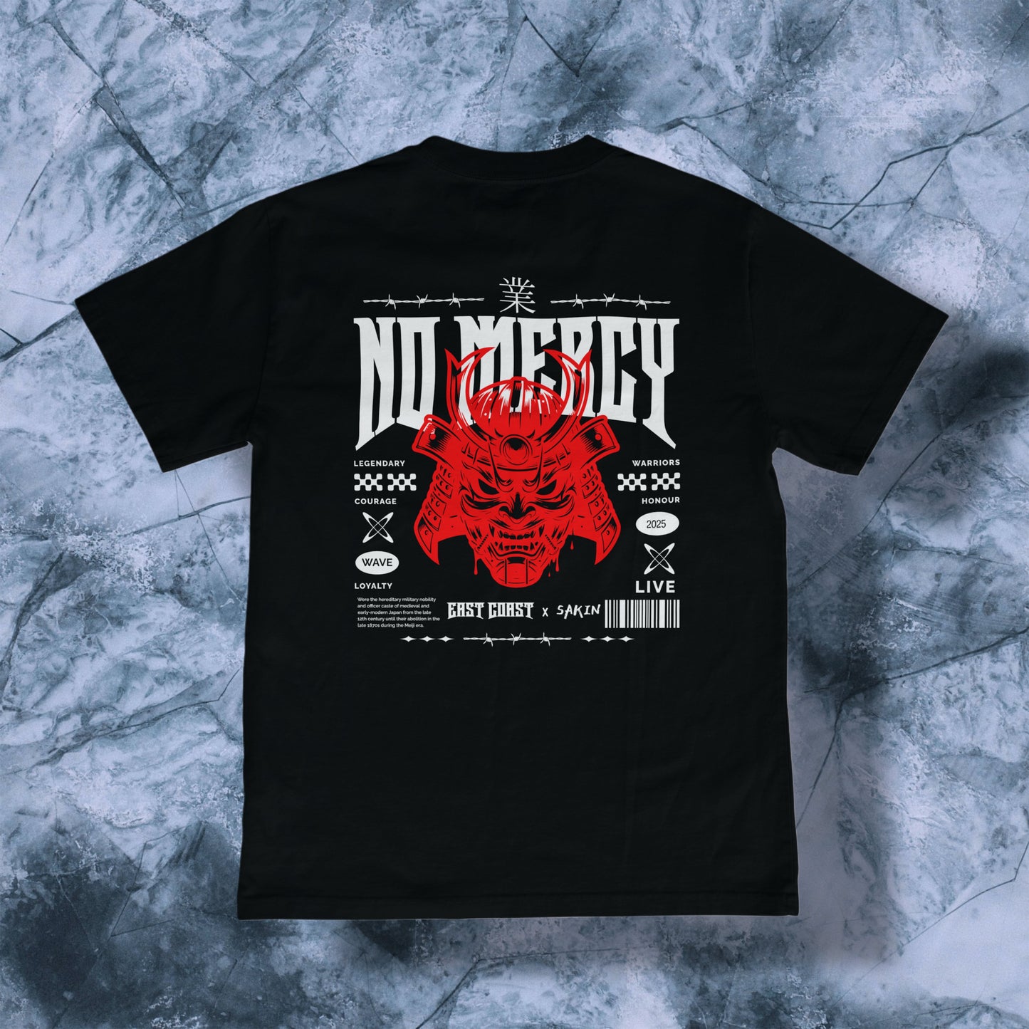 East Coast x Sakin- No Mercy T Shirt